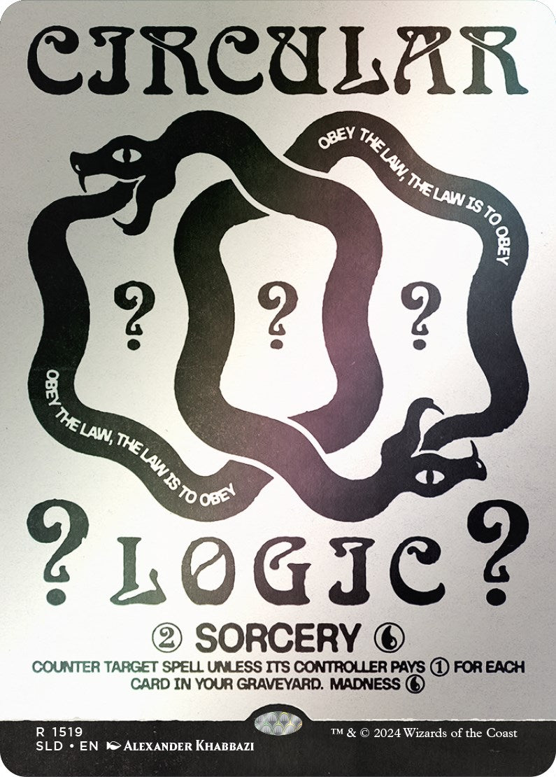 Circular Logic (Rainbow Foil) [Secret Lair Drop Series] MTG Single Magic: The Gathering | Red Claw Gaming