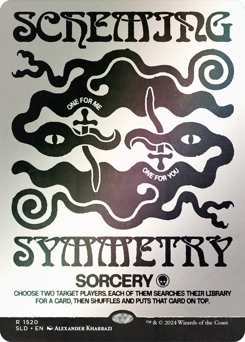 Scheming Symmetry (Rainbow Foil) [Secret Lair Drop Series] MTG Single Magic: The Gathering | Red Claw Gaming