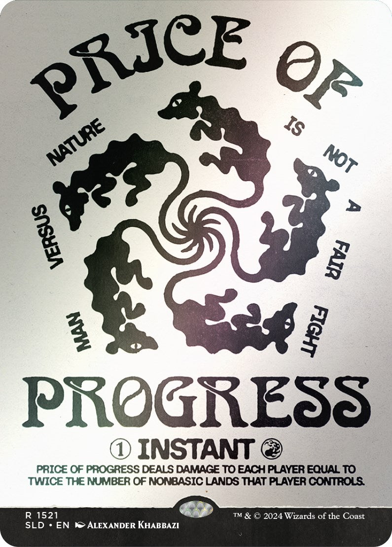 Price of Progress (Rainbow Foil) [Secret Lair Drop Series] MTG Single Magic: The Gathering | Red Claw Gaming
