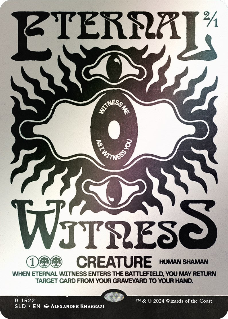 Eternal Witness (1522) (Rainbow Foil) [Secret Lair Drop Series] MTG Single Magic: The Gathering | Red Claw Gaming
