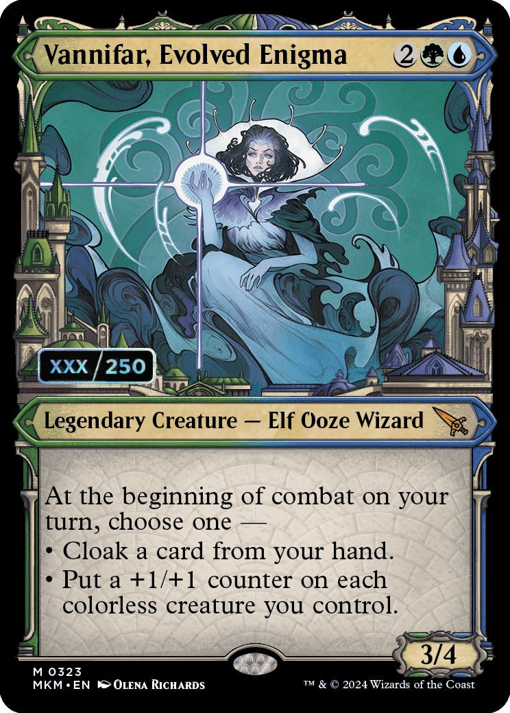 Vannifar, Evolved Enigma (Serialized) [Murders at Karlov Manor] MTG Single Magic: The Gathering | Red Claw Gaming