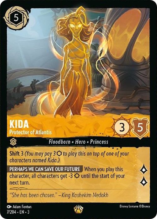 Kida - Protector of Atlantis (7/204) [Into the Inklands] Lorcana Single Disney    | Red Claw Gaming