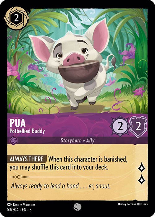 Pua - Potbellied Buddy (53/204) [Into the Inklands] Lorcana Single Disney    | Red Claw Gaming