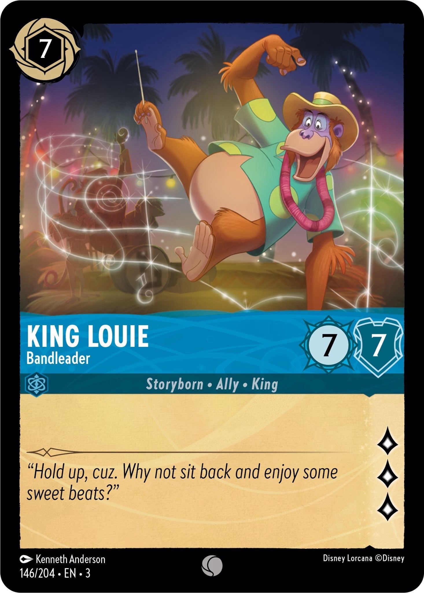 King Louie - Bandleader (146/204) [Into the Inklands] Lorcana Single Disney    | Red Claw Gaming