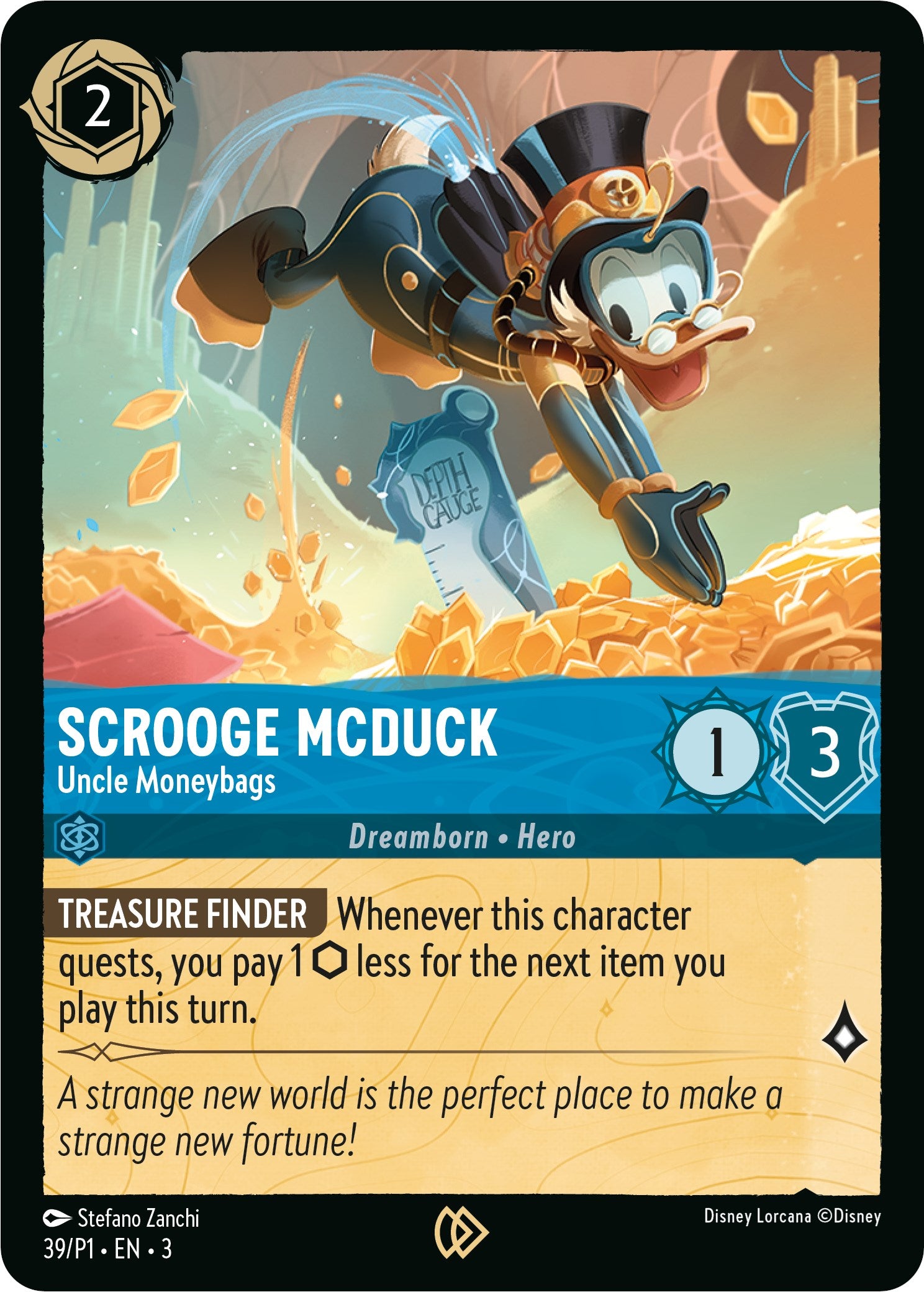Scrooge McDuck - Uncle Moneybags (39) [Promo Cards] Lorcana Single Disney | Red Claw Gaming
