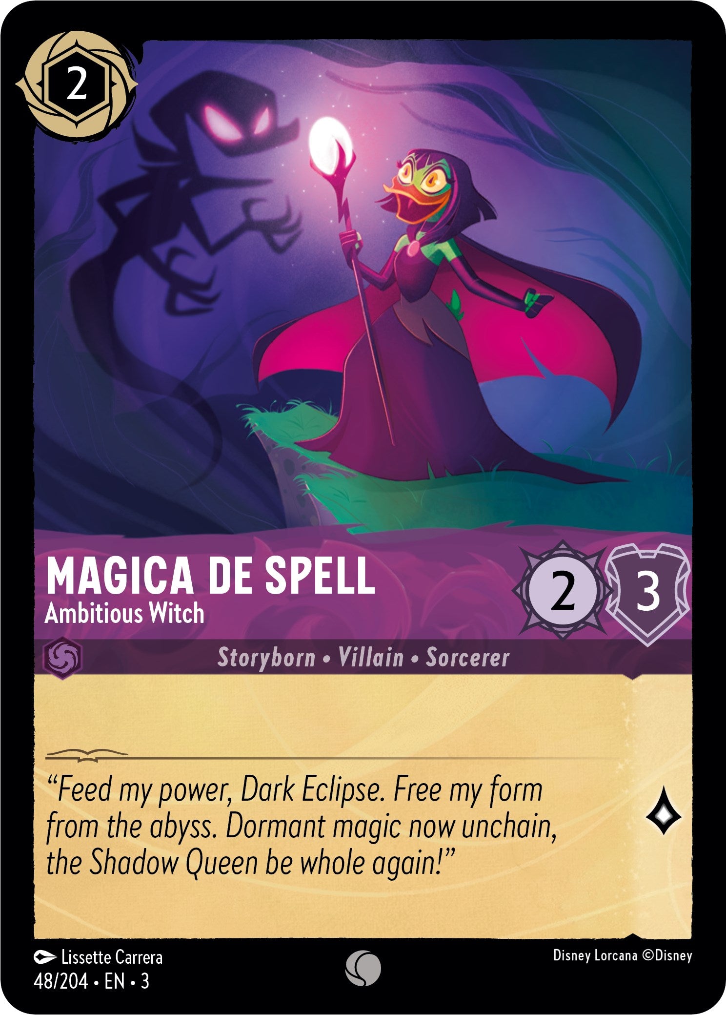 Magica De Spell - Ambitious Witch (48/204) [Into the Inklands] Lorcana Single Disney    | Red Claw Gaming