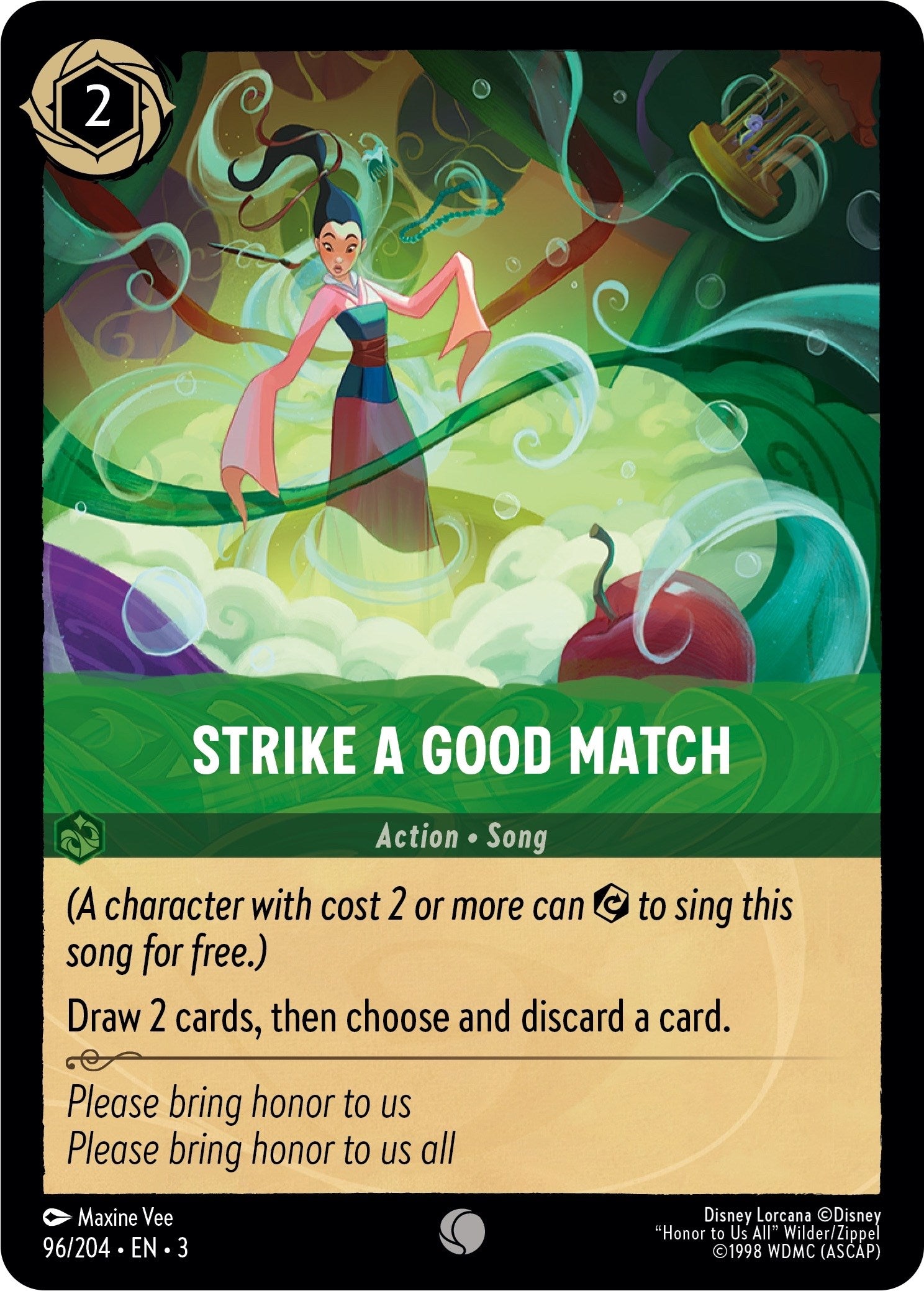Strike a Good Match (96/204) [Into the Inklands] Lorcana Single Disney    | Red Claw Gaming