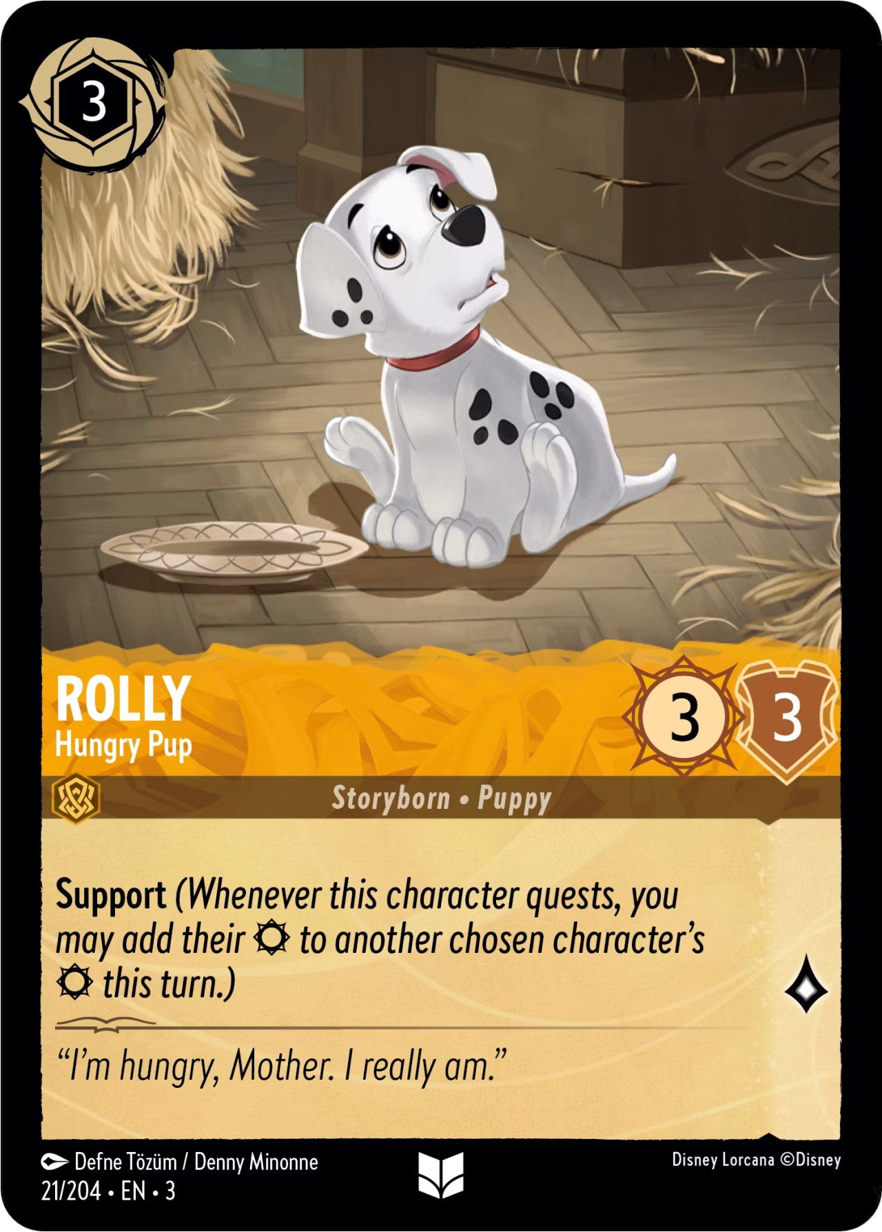 Rolly - Hungry Pup (21/204) [Into the Inklands] Lorcana Single Disney    | Red Claw Gaming