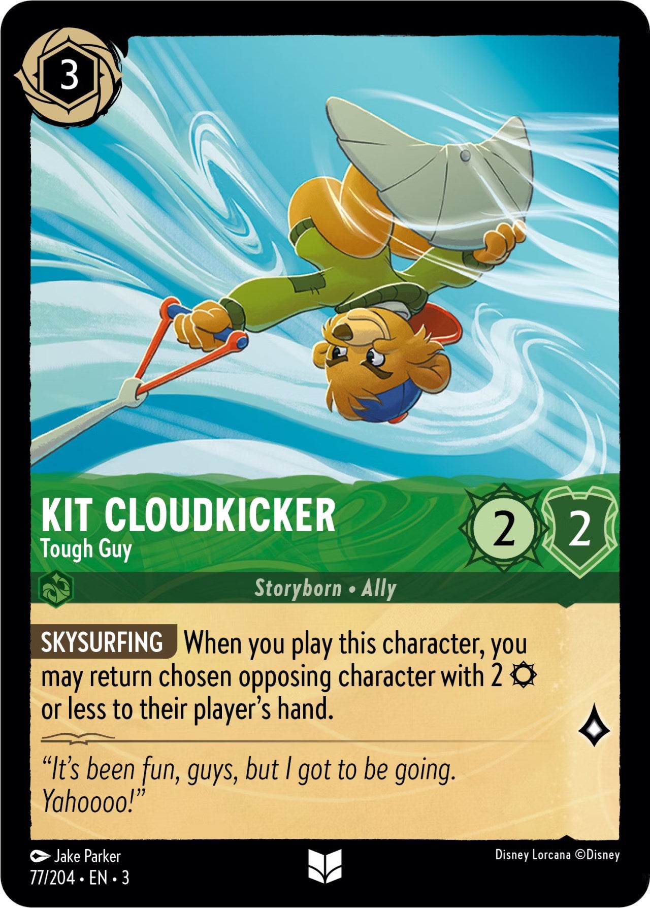 Kit Cloudkicker - Tough Guy (77/204) [Into the Inklands] Lorcana Single Disney    | Red Claw Gaming