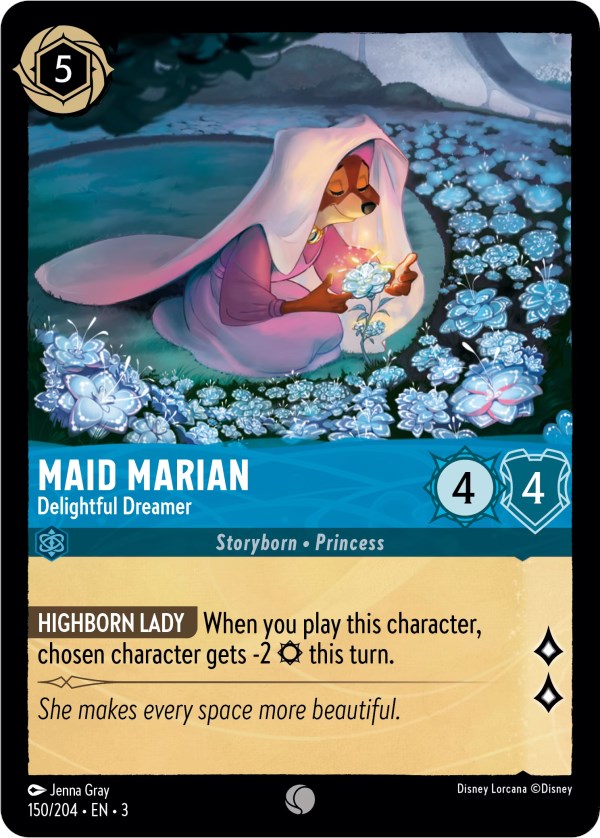 Maid Marian - Delightful Dreamer (150/204) [Into the Inklands] Lorcana Single Disney    | Red Claw Gaming