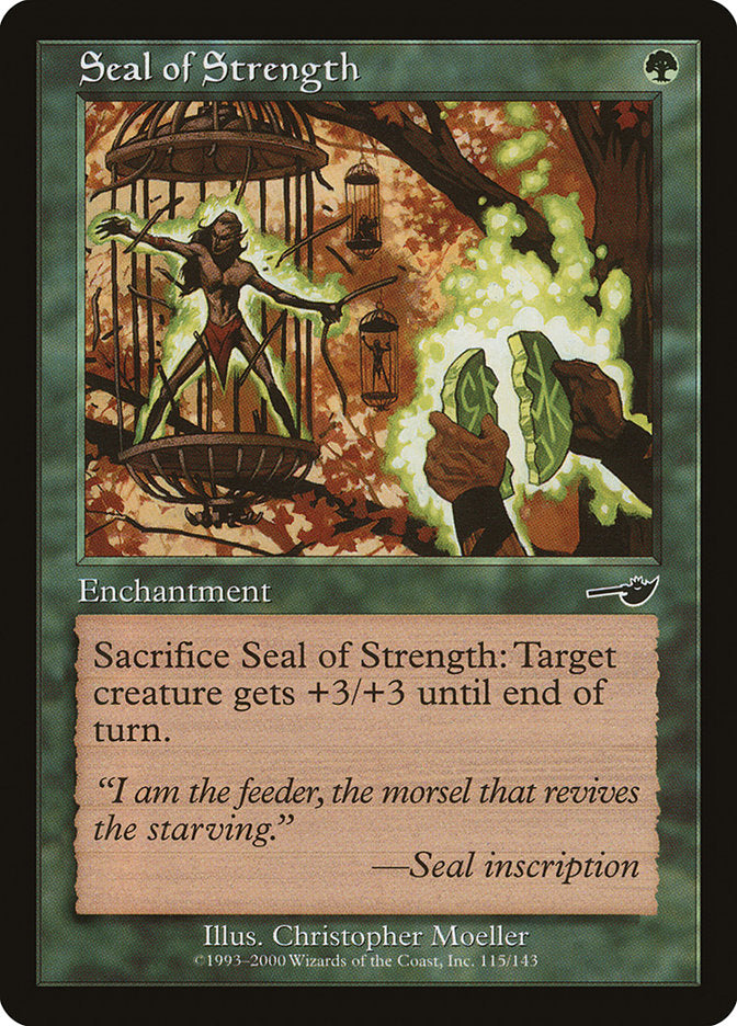 Seal of Strength [Nemesis] MTG Single Magic: The Gathering | Red Claw Gaming