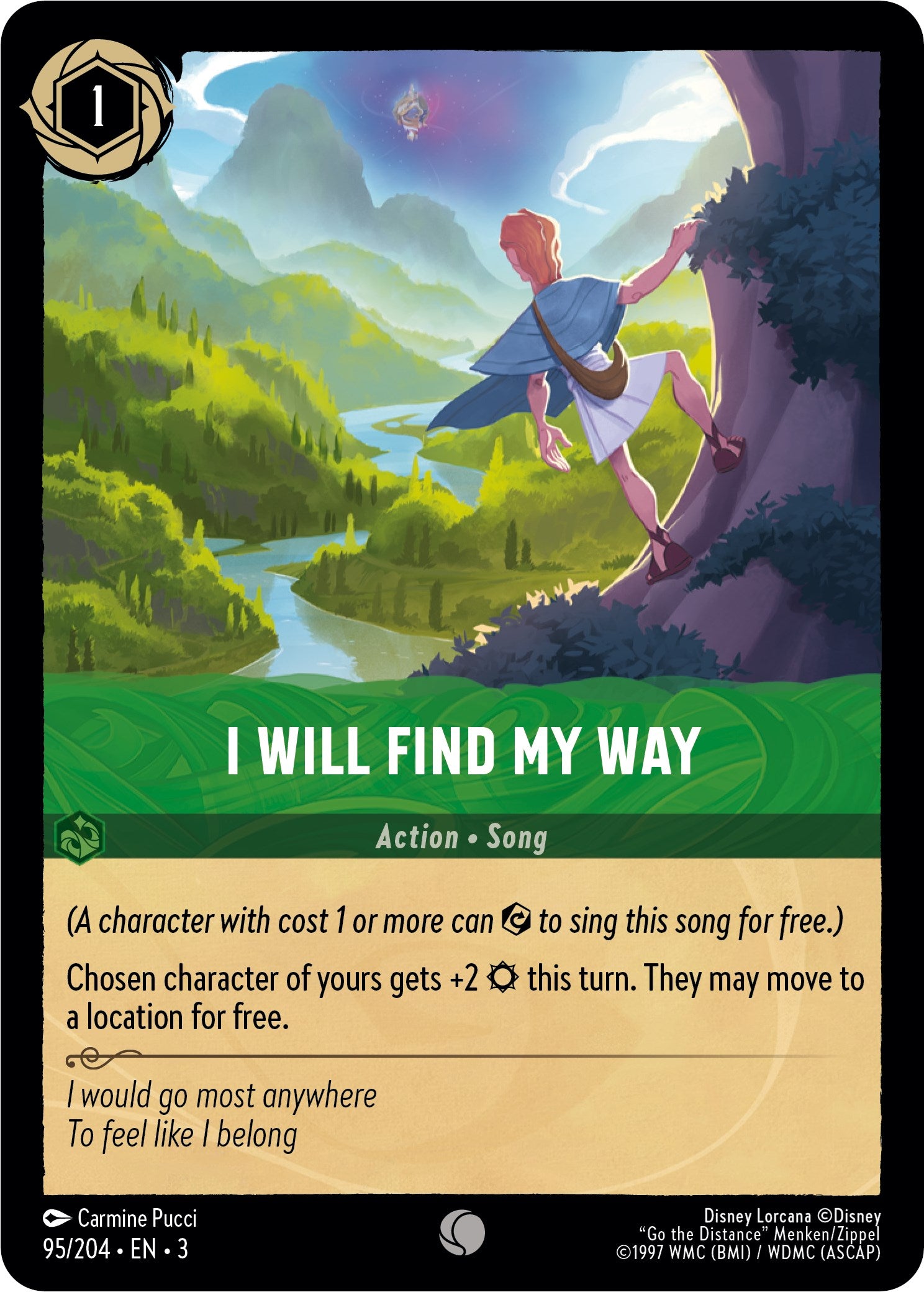 I Will Find My Way (95/204) [Into the Inklands] Lorcana Single Disney    | Red Claw Gaming