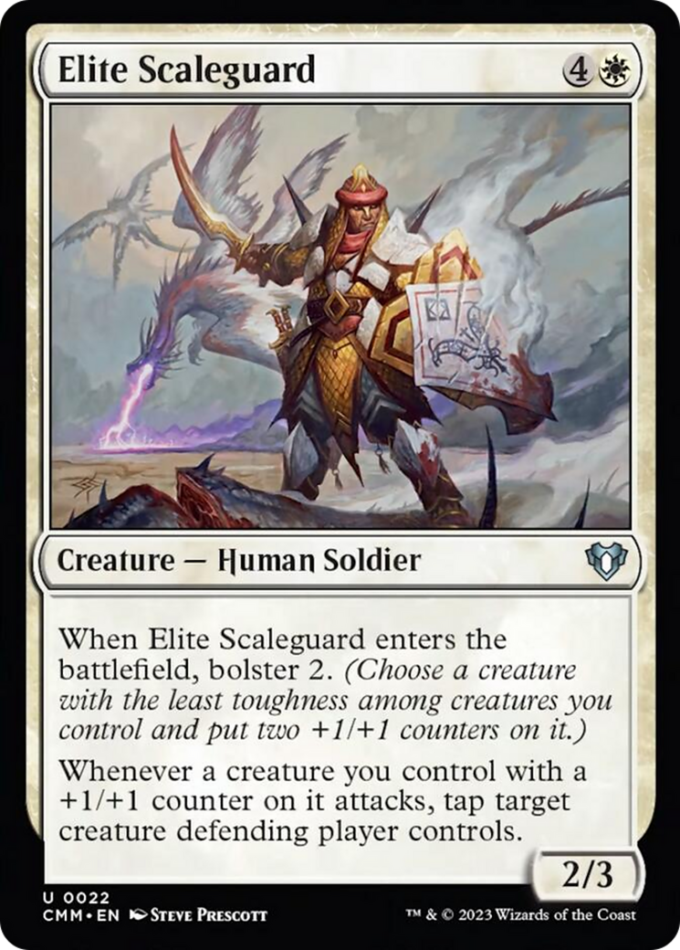 Elite Scaleguard [Commander Masters] MTG Single Magic: The Gathering | Red Claw Gaming