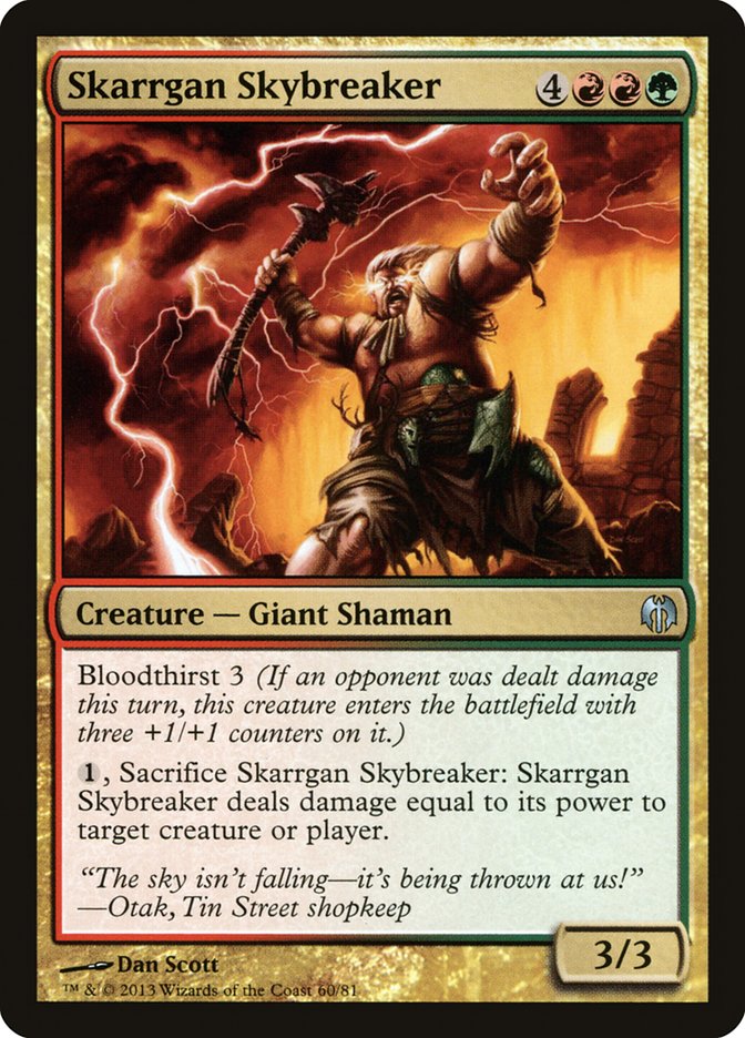 Skarrgan Skybreaker [Duel Decks: Heroes vs. Monsters] MTG Single Magic: The Gathering    | Red Claw Gaming