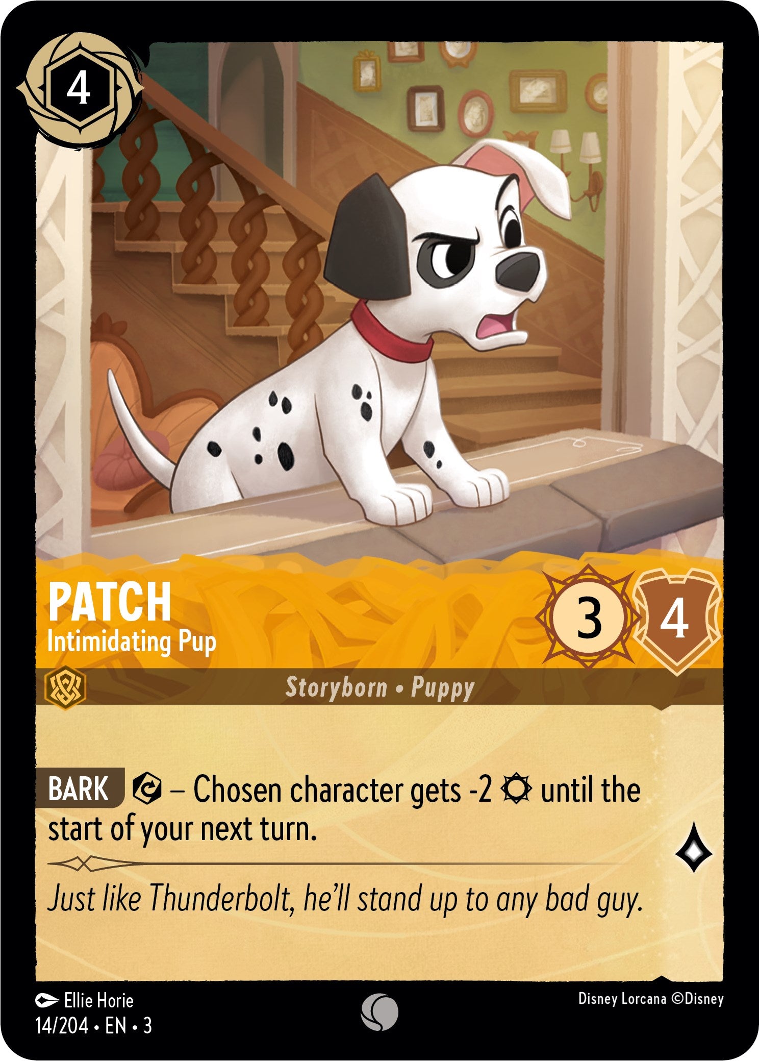 Patch - Intimidating Pup (14/204) [Into the Inklands] Lorcana Single Disney    | Red Claw Gaming