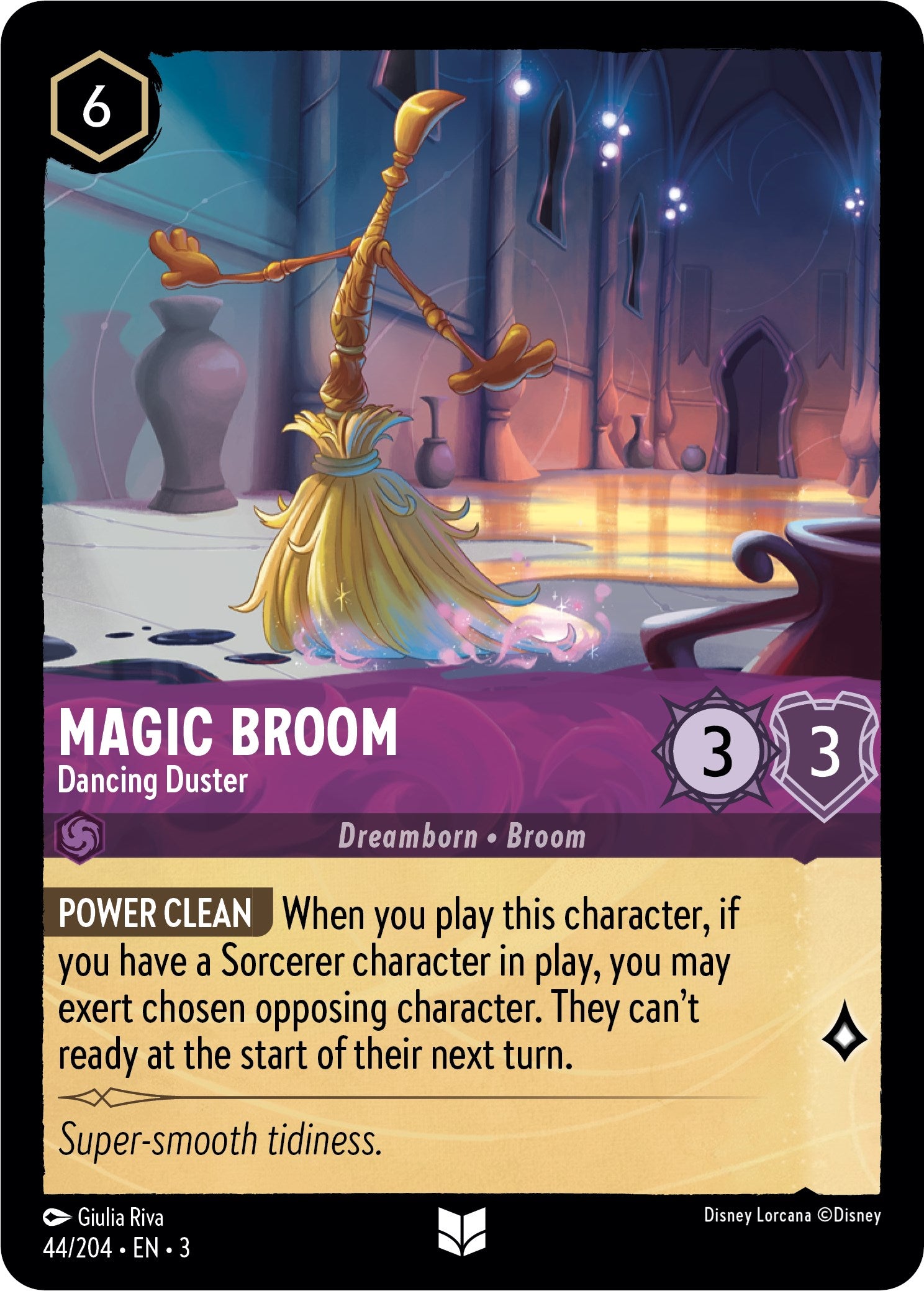 Magic Broom - Dancing Duster (44/204) [Into the Inklands] Lorcana Single Disney    | Red Claw Gaming