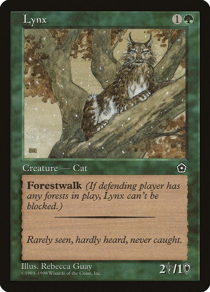 Lynx [Portal Second Age] MTG Single Magic: The Gathering | Red Claw Gaming