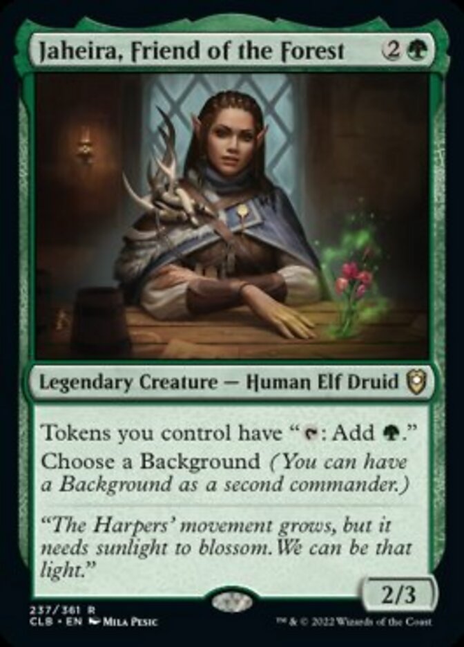 Jaheira, Friend of the Forest [Commander Legends: Battle for Baldur's Gate] MTG Single Magic: The Gathering | Red Claw Gaming