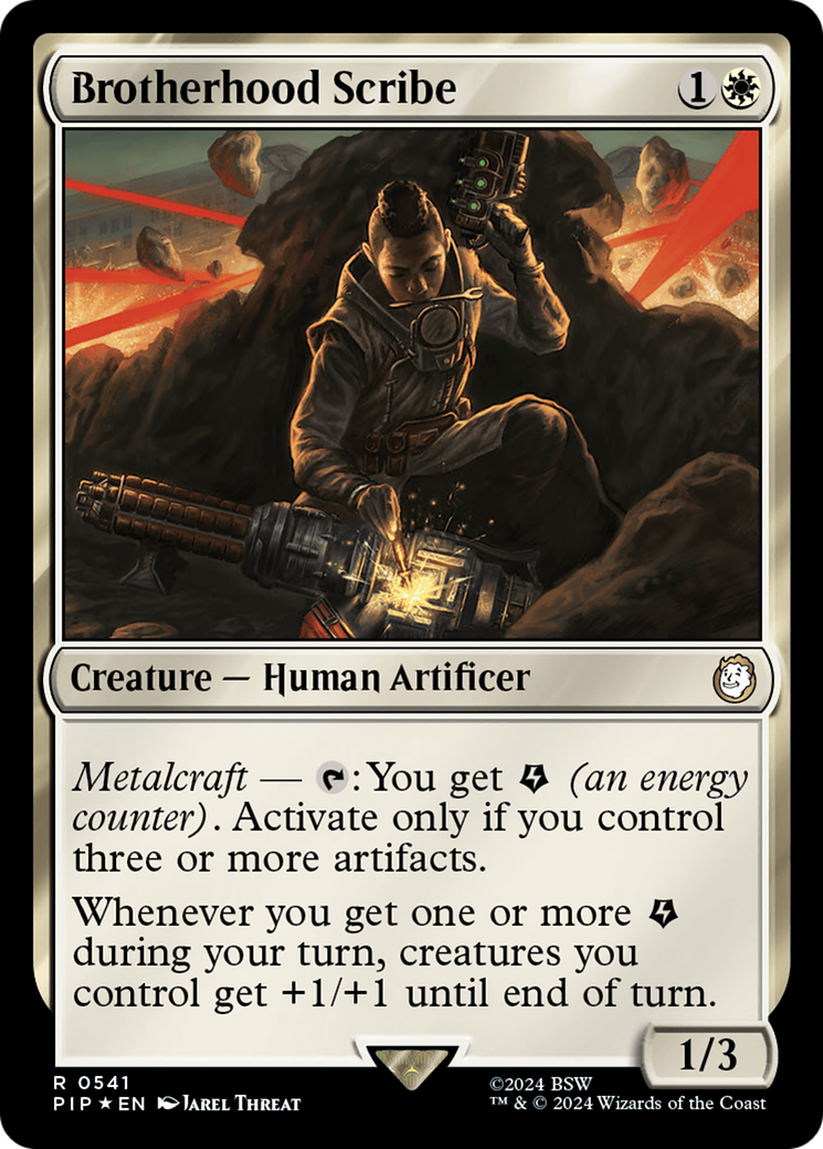 Brotherhood Scribe (Surge Foil) [Fallout] MTG Single Magic: The Gathering | Red Claw Gaming