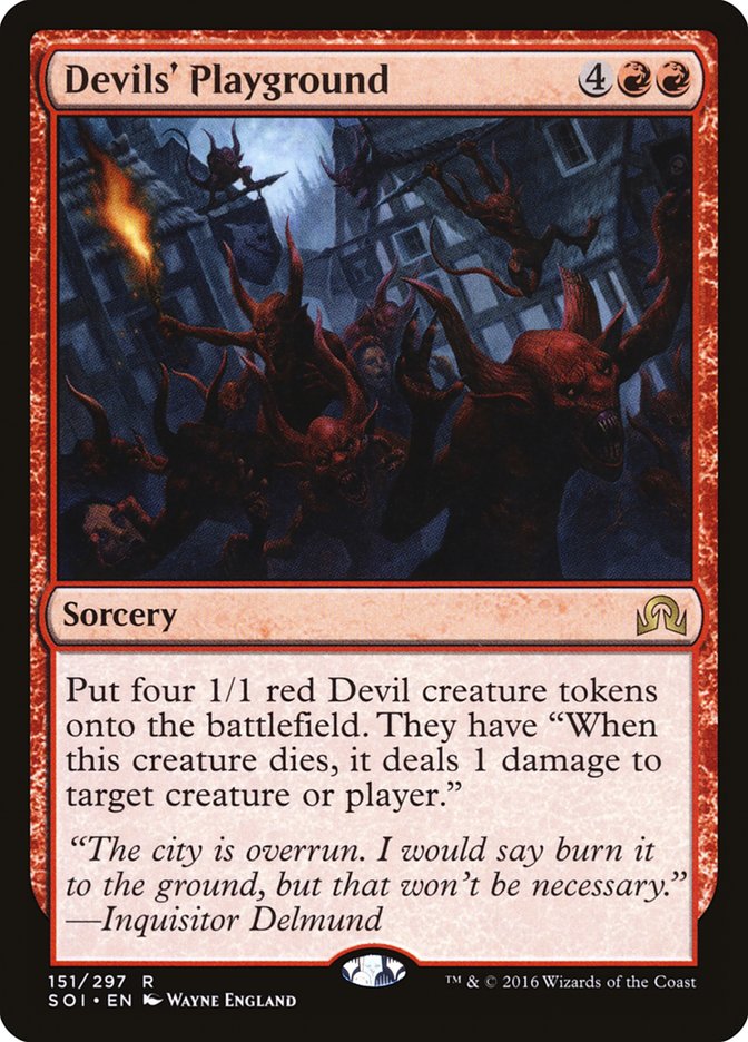 Devils' Playground [Shadows over Innistrad] MTG Single Magic: The Gathering | Red Claw Gaming