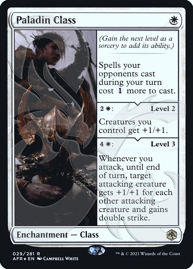 Paladin Class (Ampersand Promo) [Dungeons & Dragons: Adventures in the Forgotten Realms Promos] MTG Single Magic: The Gathering | Red Claw Gaming