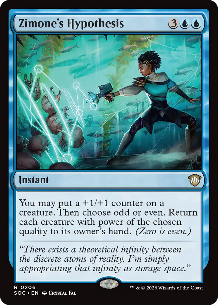 Zimone's Hypothesis [Secrets of Strixhaven Commander] MTG Single Magic: The Gathering | Red Claw Gaming