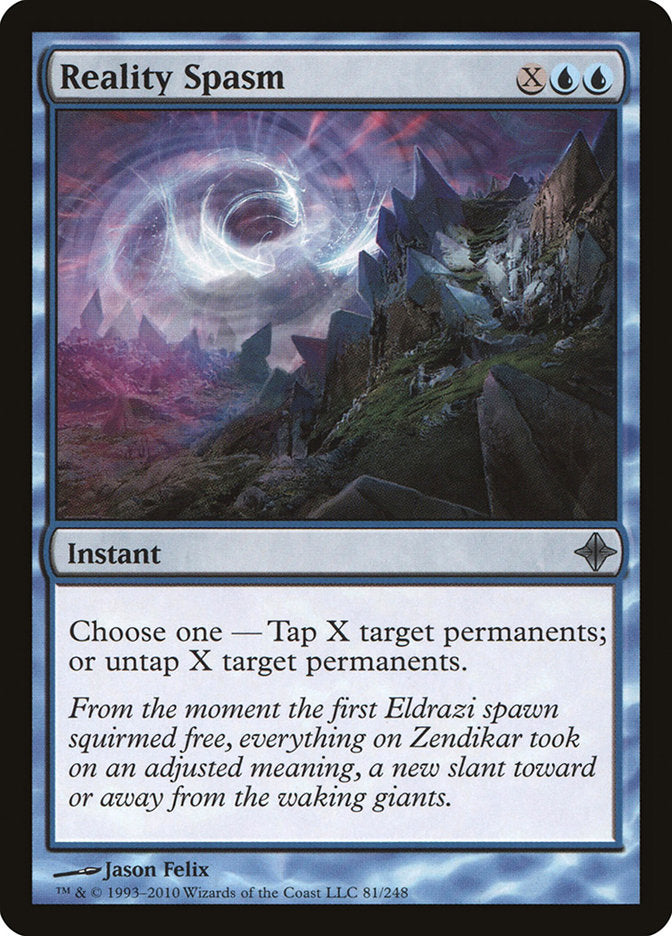 Reality Spasm [Rise of the Eldrazi] MTG Single Magic: The Gathering | Red Claw Gaming