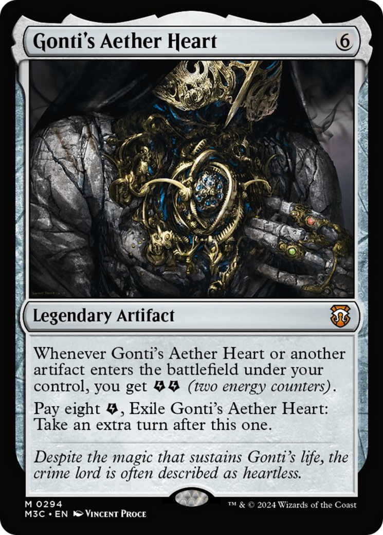 Gonti's Aether Heart [Modern Horizons 3 Commander] MTG Single Magic: The Gathering | Red Claw Gaming