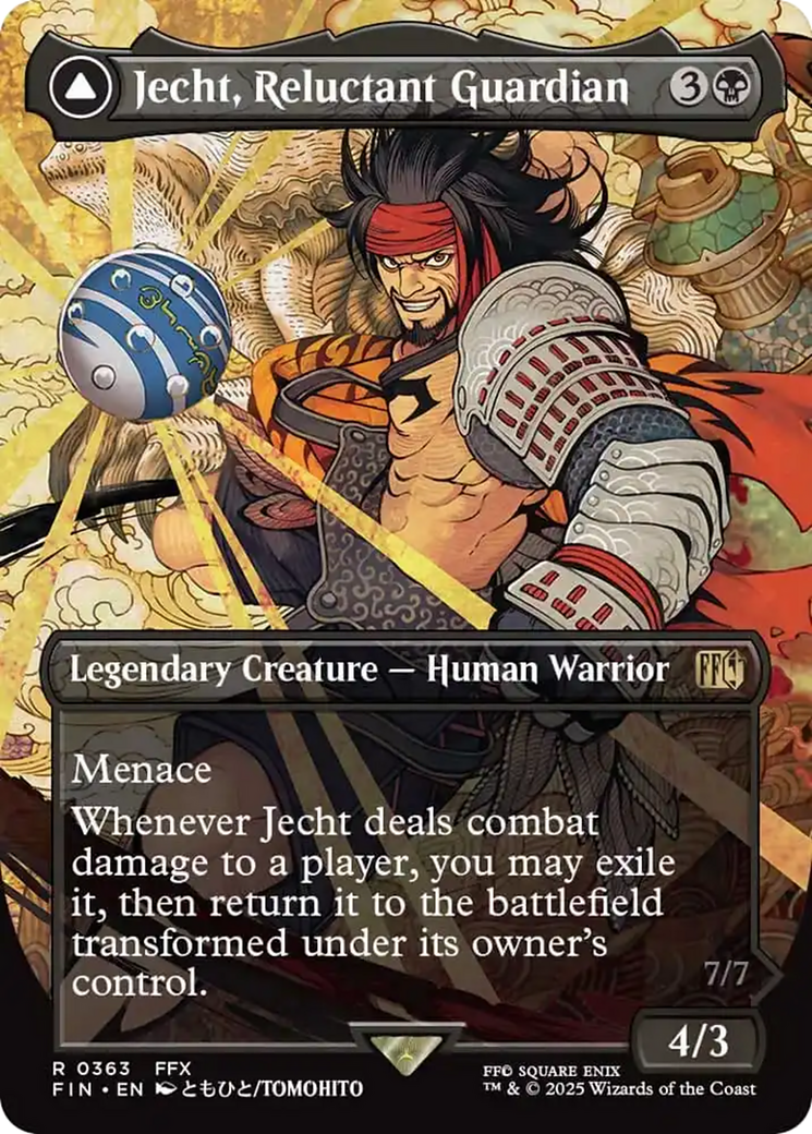 Jecht, Reluctant Guardian // Braska's Final Aeon (Borderless) [FINAL FANTASY] MTG Single Magic: The Gathering | Red Claw Gaming