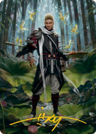 Grand Master of Flowers Art Card (Gold-Stamped Signature) [Dungeons & Dragons: Adventures in the Forgotten Realms Art Series] MTG Single Magic: The Gathering | Red Claw Gaming