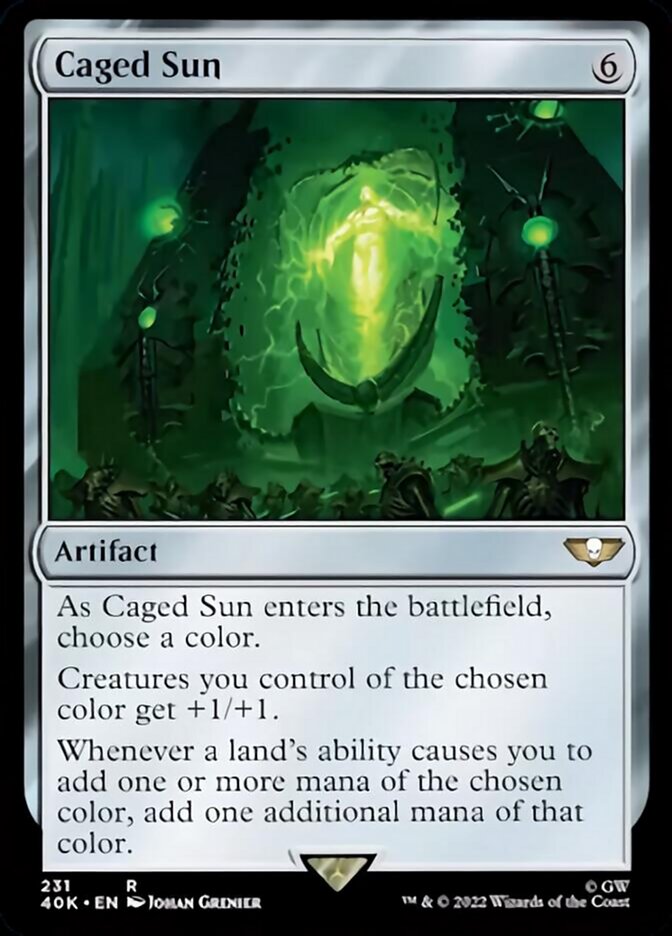 Caged Sun [Warhammer 40,000] MTG Single Magic: The Gathering | Red Claw Gaming