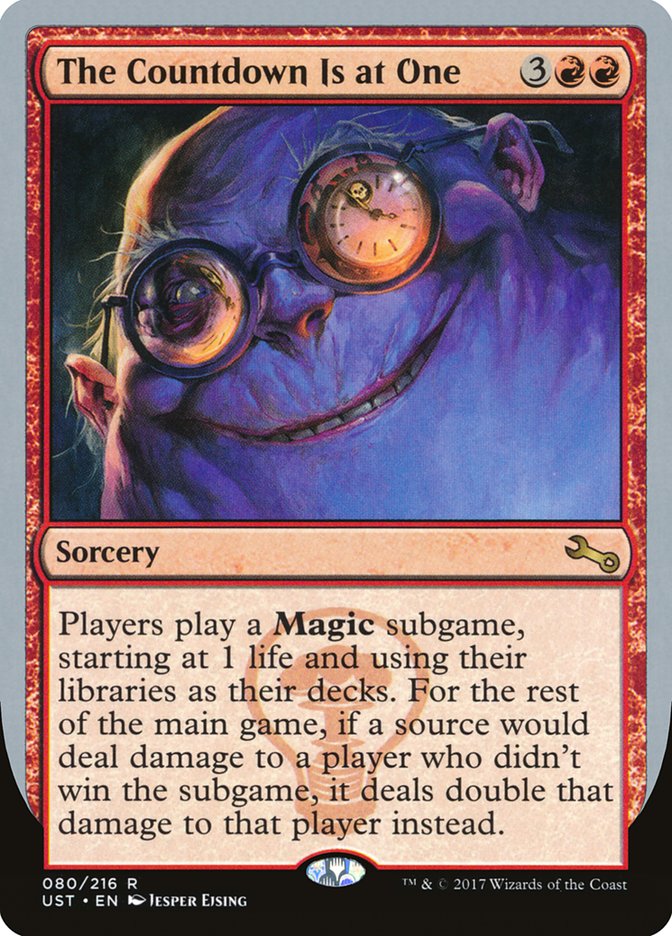 The Countdown Is at One [Unstable] MTG Single Magic: The Gathering | Red Claw Gaming