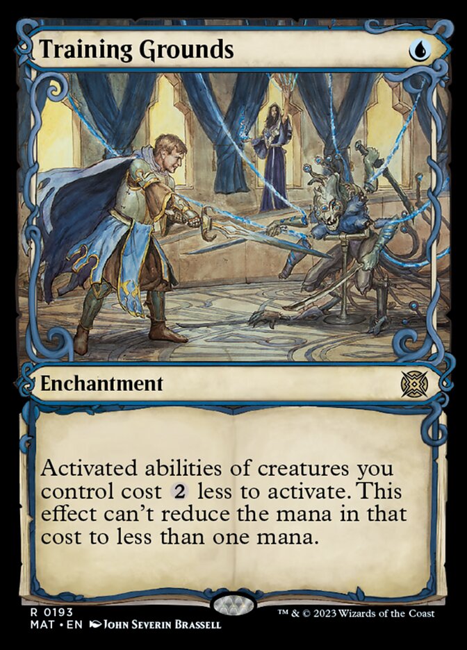 Training Grounds (Showcase Halo Foil) [March of the Machine: The Aftermath] MTG Single Magic: The Gathering | Red Claw Gaming