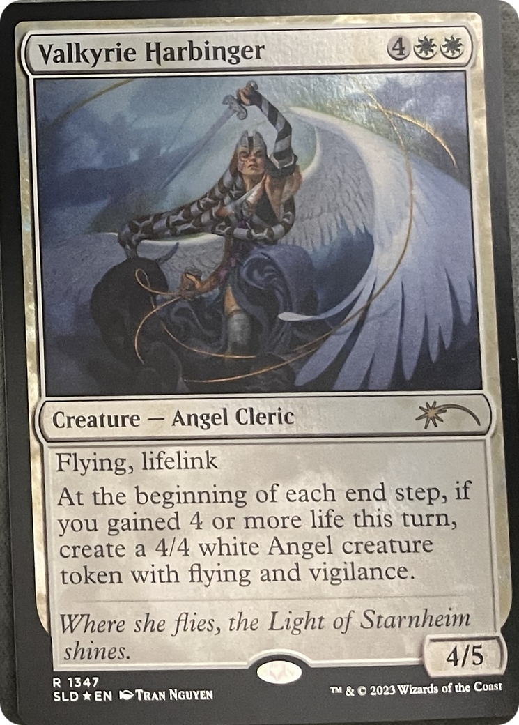 Valkyrie Harbinger [Secret Lair: Angels] MTG Single Magic: The Gathering | Red Claw Gaming