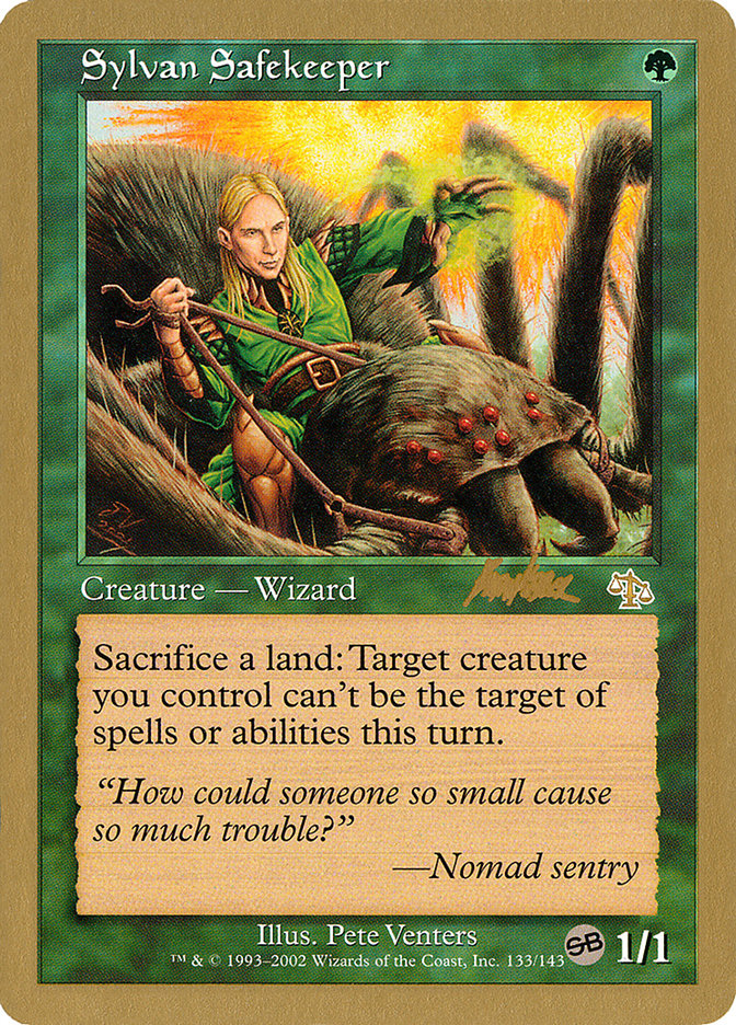 Sylvan Safekeeper (Brian Kibler) (SB) [World Championship Decks 2002] MTG Single Magic: The Gathering | Red Claw Gaming