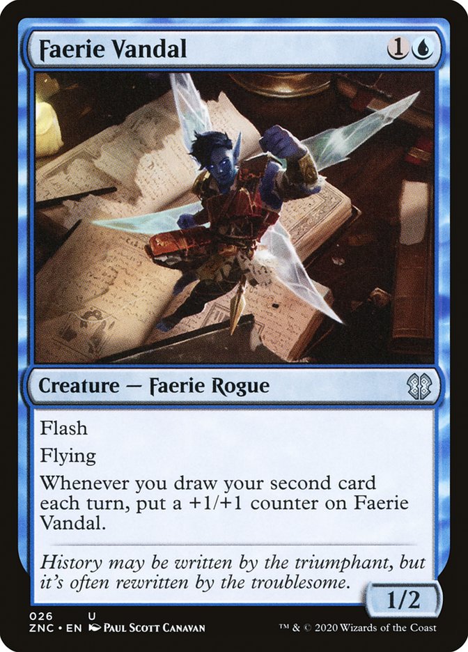 Faerie Vandal [Zendikar Rising Commander] MTG Single Magic: The Gathering | Red Claw Gaming