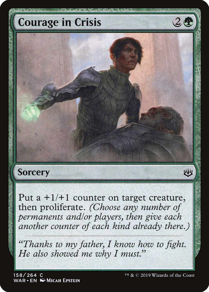 Courage in Crisis [War of the Spark] MTG Single Magic: The Gathering | Red Claw Gaming