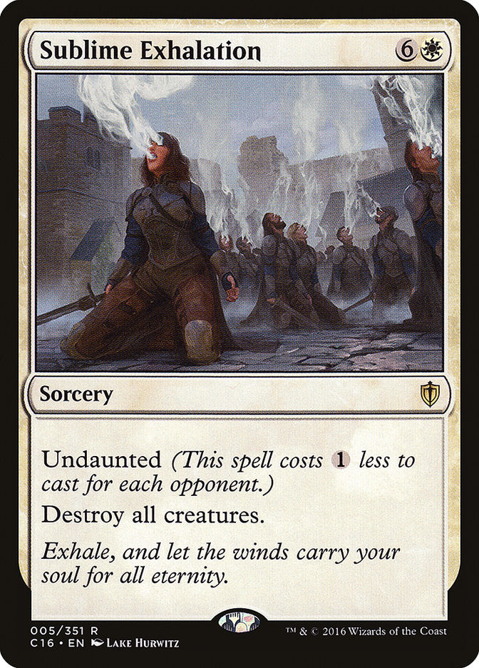 Sublime Exhalation [Commander 2016] MTG Single Magic: The Gathering | Red Claw Gaming