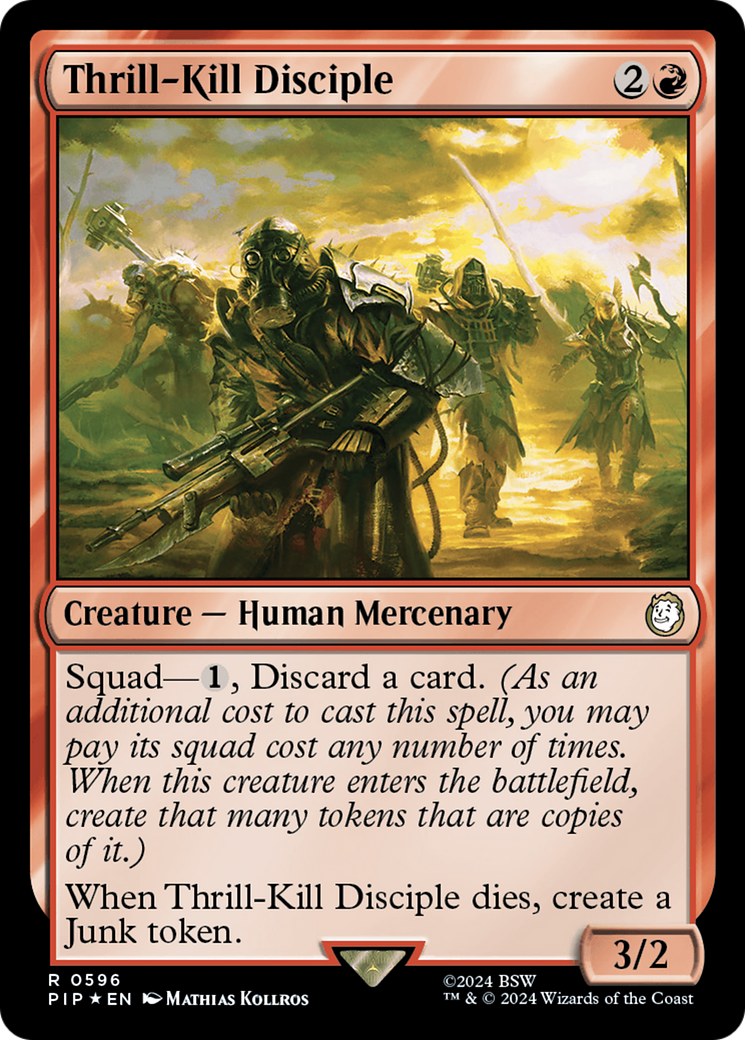 Thrill-Kill Disciple (Surge Foil) [Fallout] MTG Single Magic: The Gathering | Red Claw Gaming
