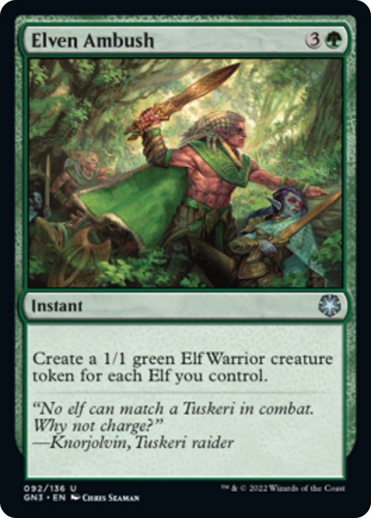 Elven Ambush [Game Night: Free-for-All] MTG Single Magic: The Gathering | Red Claw Gaming