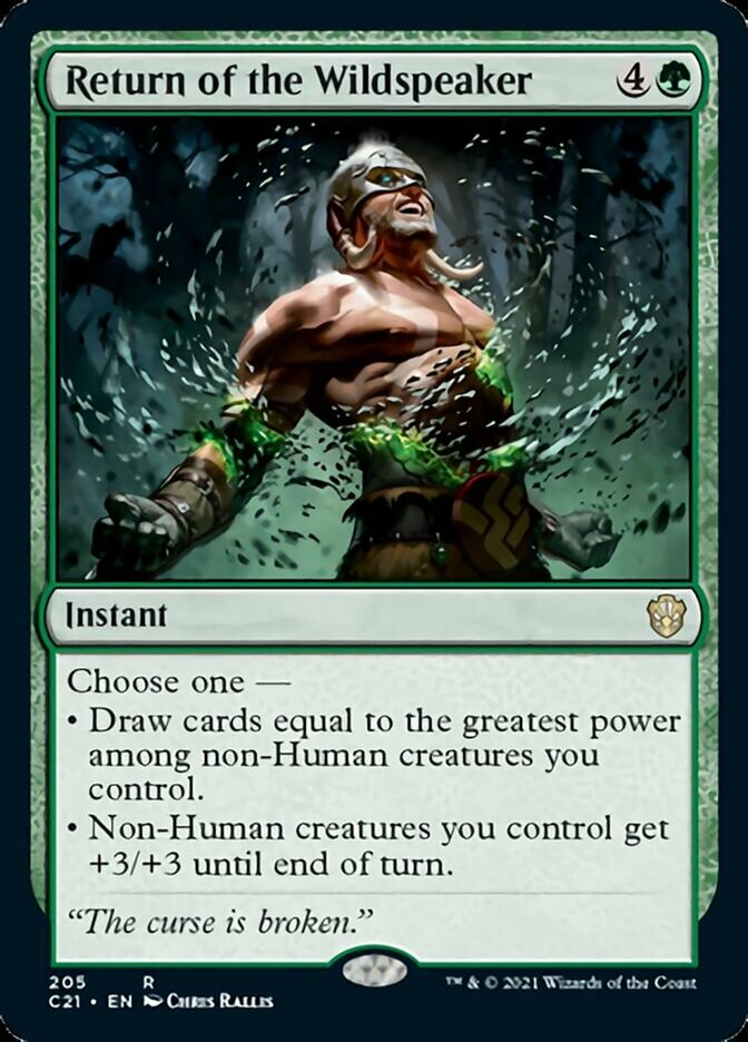Return of the Wildspeaker [Commander 2021] MTG Single Magic: The Gathering | Red Claw Gaming