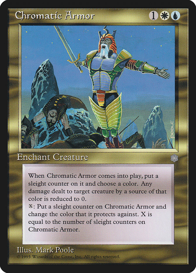 Chromatic Armor [Ice Age] MTG Single Magic: The Gathering | Red Claw Gaming