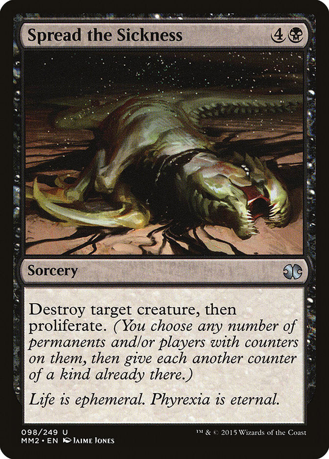 Spread the Sickness [Modern Masters 2015] MTG Single Magic: The Gathering | Red Claw Gaming