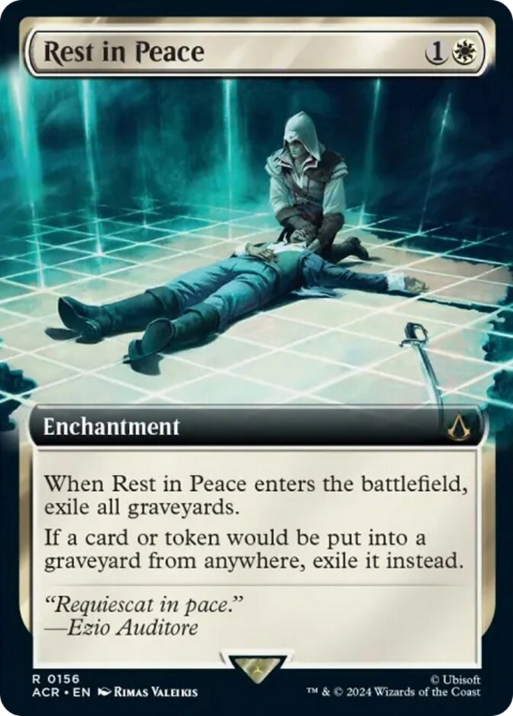 Rest in Peace (Extended Art) [Assassin's Creed] MTG Single Magic: The Gathering | Red Claw Gaming