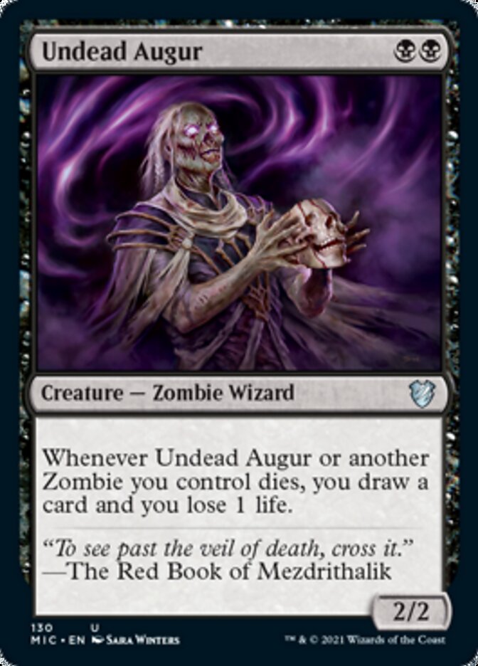 Undead Augur [Innistrad: Midnight Hunt Commander] MTG Single Magic: The Gathering | Red Claw Gaming