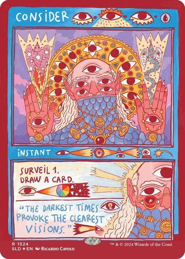 Consider (Rainbow Foil) [Secret Lair Drop Series] MTG Single Magic: The Gathering | Red Claw Gaming