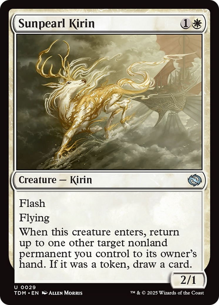 Sunpearl Kirin [Tarkir: Dragonstorm] MTG Single Magic: The Gathering | Red Claw Gaming