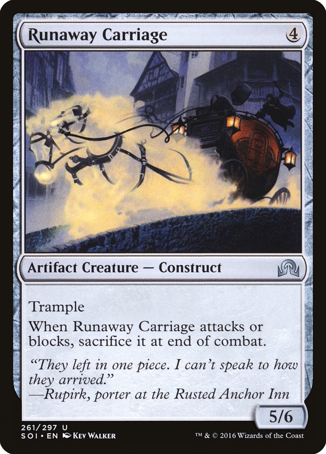 Runaway Carriage [Shadows over Innistrad] MTG Single Magic: The Gathering | Red Claw Gaming