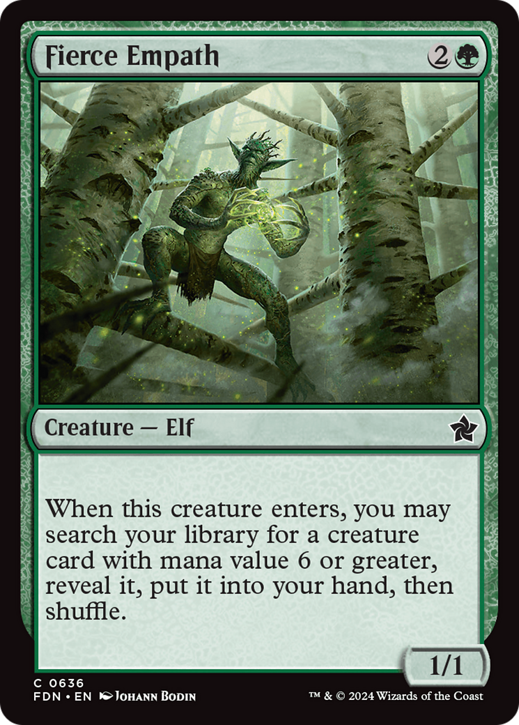 Fierce Empath [Foundations] MTG Single Magic: The Gathering | Red Claw Gaming