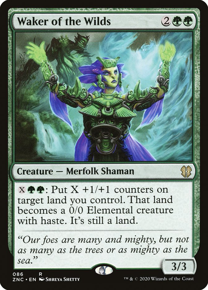 Waker of the Wilds [Zendikar Rising Commander] MTG Single Magic: The Gathering | Red Claw Gaming